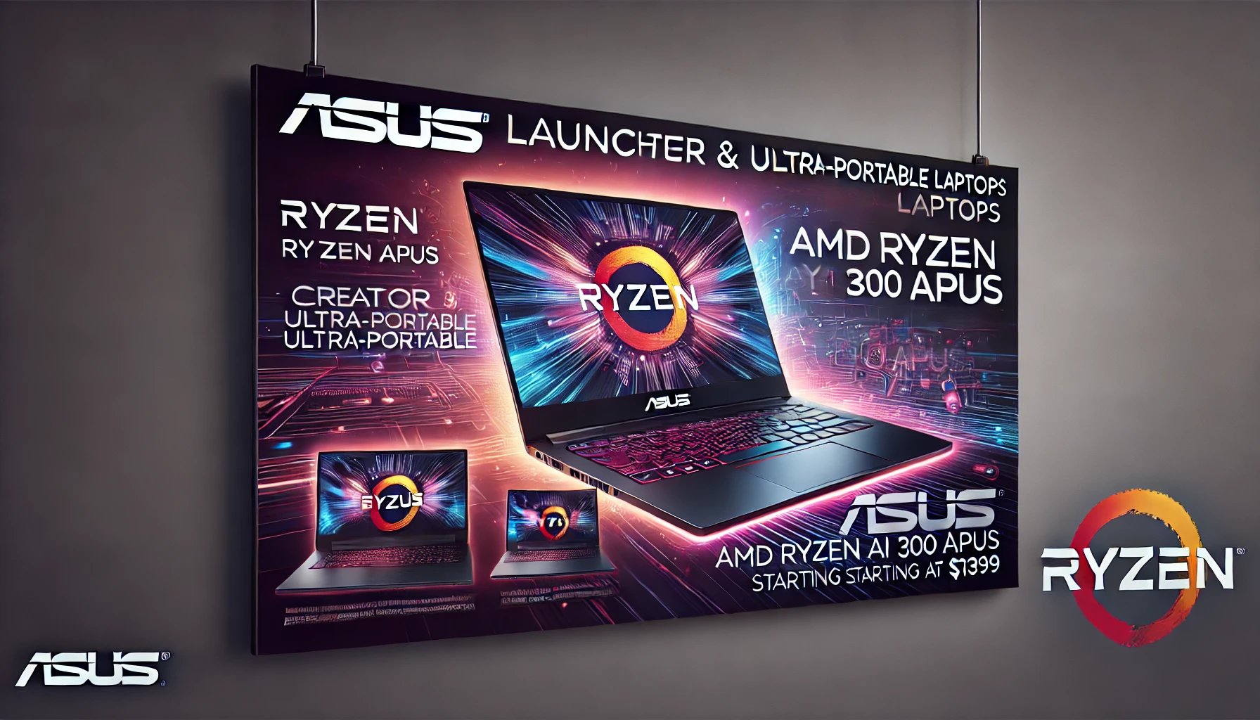 ASUS Ryzen AI laptops