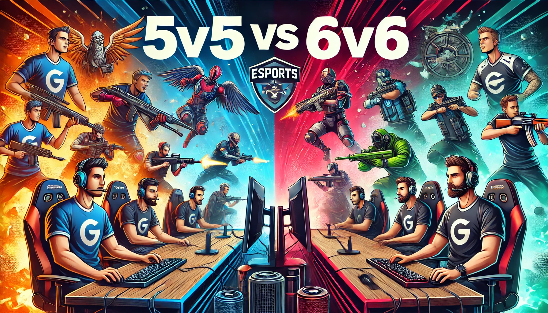 5v5 and 6v6