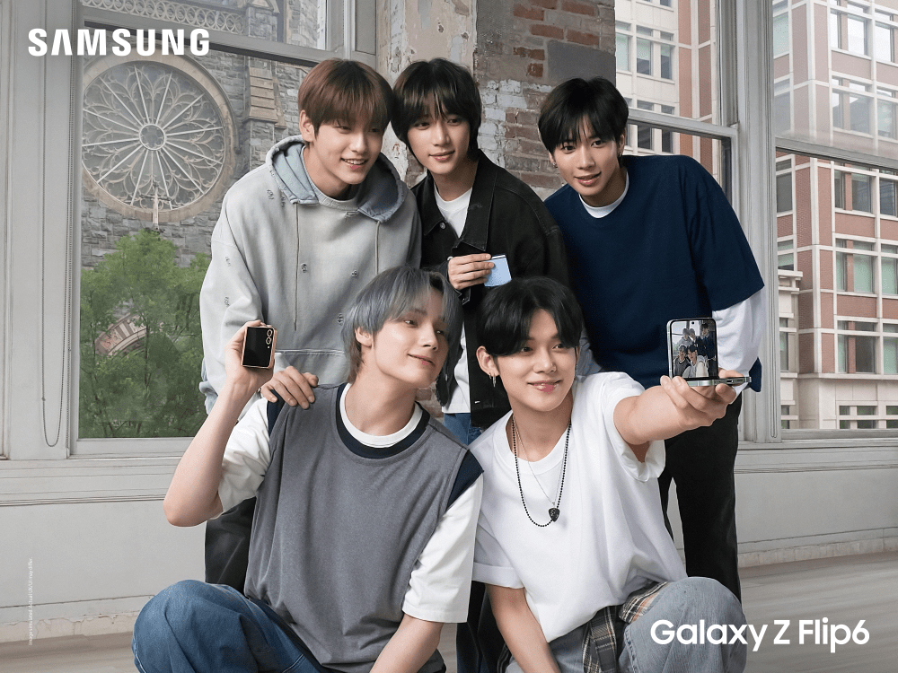 TXT samsung collaboration