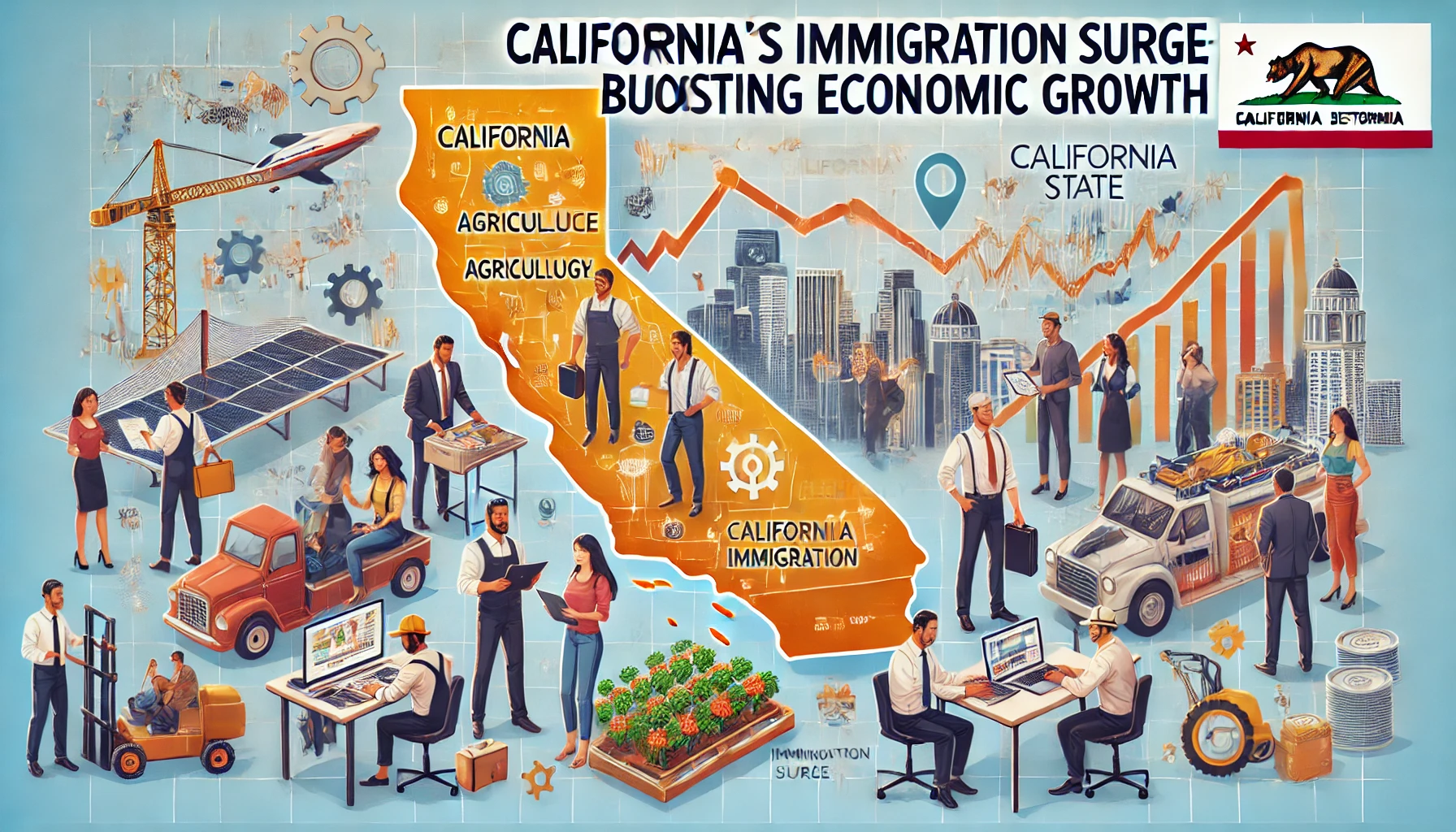 California's immigration surge