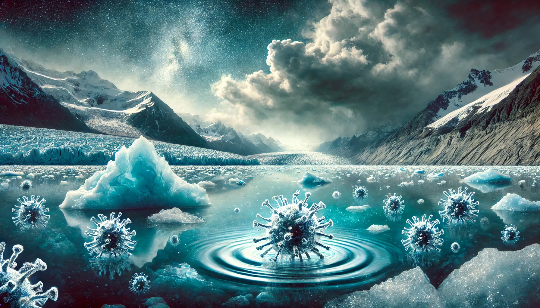 glaciers viruses