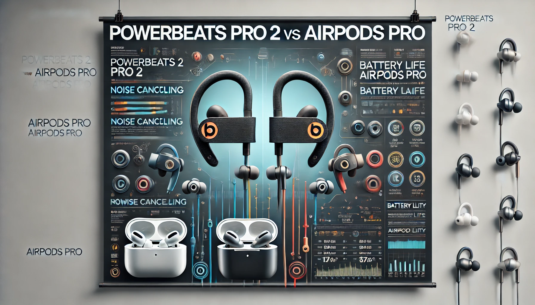 Powerbeats Pro 2 and AirPods Pro