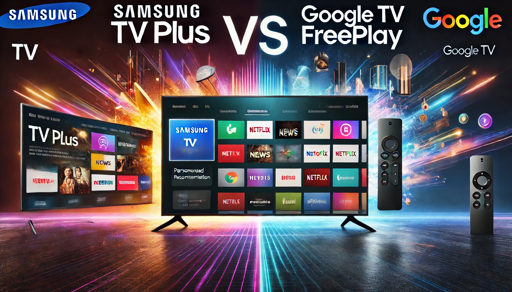 Samsung TV Plus vs Google TV Freeplay